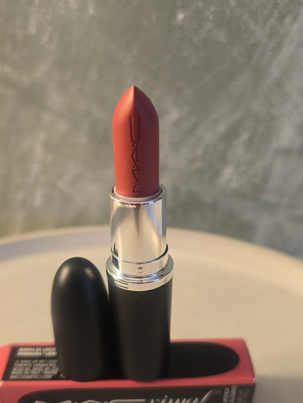 MAC Cosmetics Satin Lipstick in Dusty Rose 802 Brave New